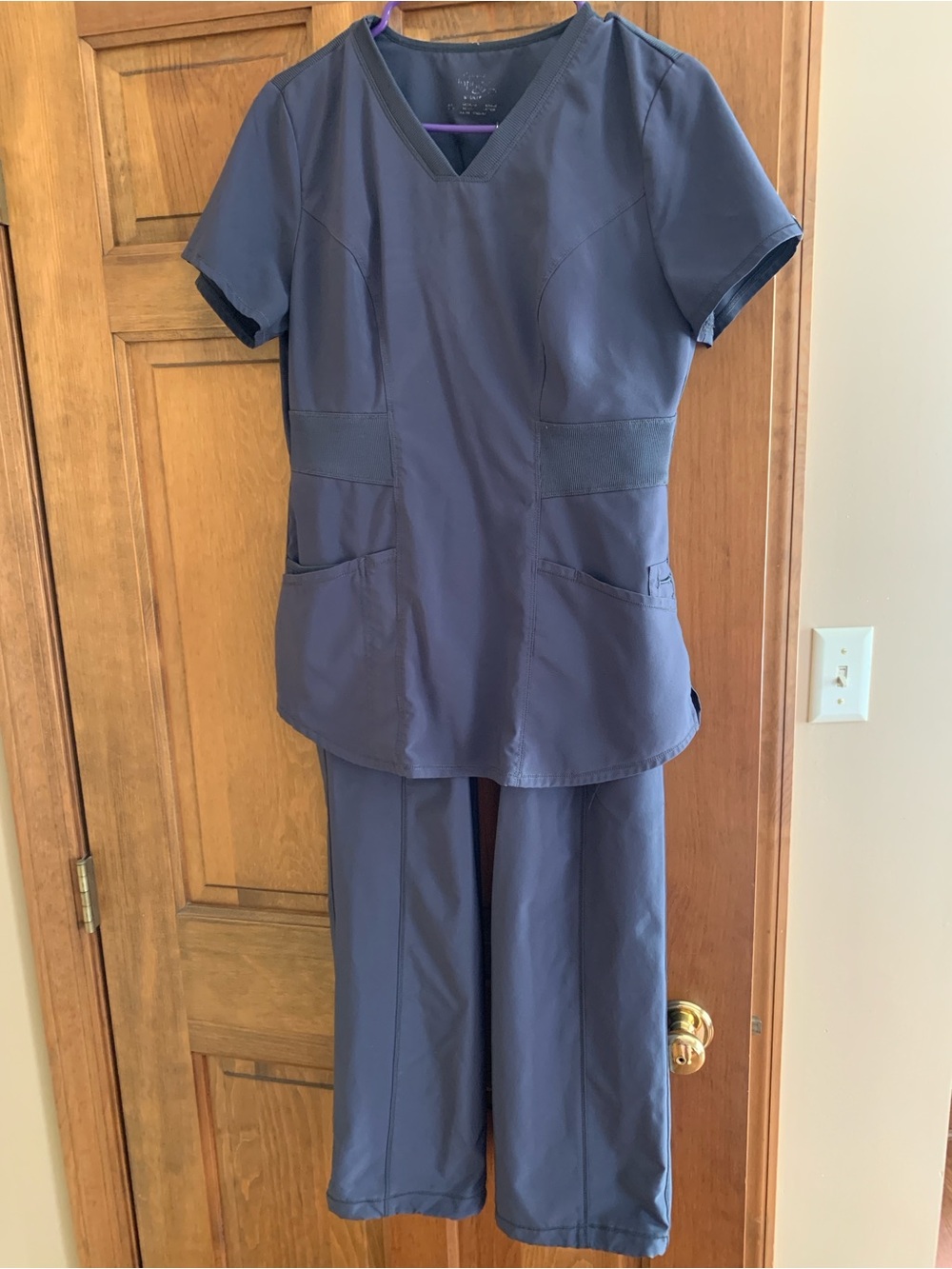 Cherokee Infinity Gray Scrub Set